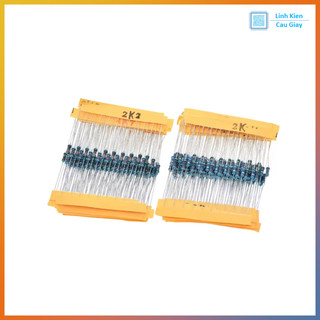 Trở vạch 1/4W 1% 1M ohm đến 10M ohm (50 con)