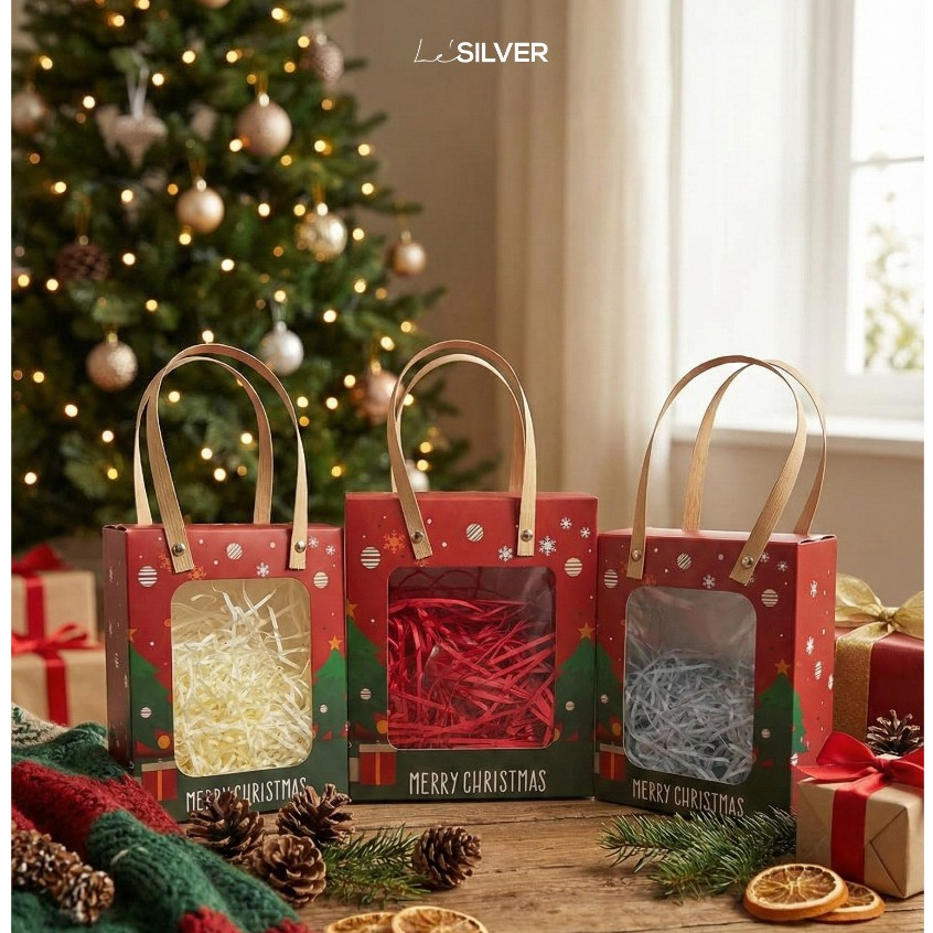 Túi Merry Christmas Gift Box – Túi Đựng Quà Noel Cao Cấp | Le’SILVER