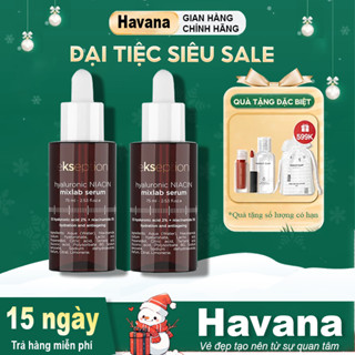  Serum Ekseption Hyaluronic Niacin HA + 5% B3 sáng da mờ thâm mụn 75ml 