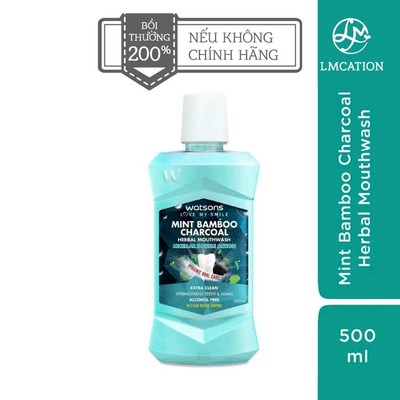 Nước Súc Miệng 500ml – Sạch Khuẩn – Giảm Mảng Bám – Thơm Mát Dài Lâu
