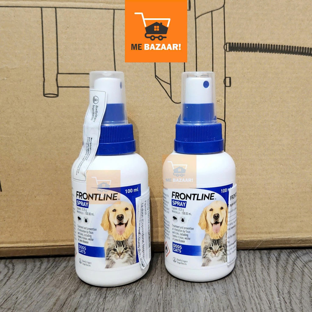 Xịt ve rận FRONTLINE SPRAY- Phòng và Trị Ve Rận, Bọ Chét cho Chó Mèo (100ml)