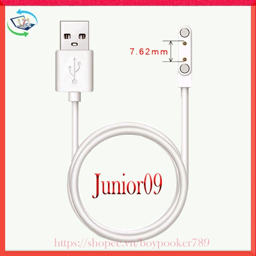 Dây sạc nam châm đồng hồ Junior 09, cáp sạc đồng hồ Junior09 Junior 09