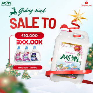  Can Nước giặt xả quần áo   vải thơm lâu tiết kiệm Mori Clean 10kg & 4.8kg & 1kg cho máy giặt 