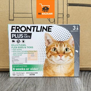   1 TUÝP  Nhỏ Gáy Ve Rận Bọ Chét Frontline Plus For Cat cho Mèo Trên 2 tháng 