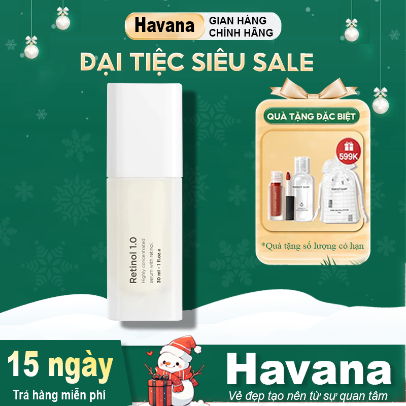 Tinh chất Retinol 1.0 Fusion Meso Giảm Lão Hóa Da & Giảm Mụn 30ml