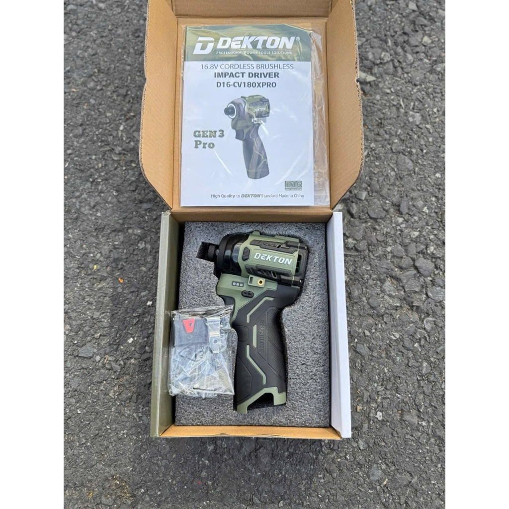 Máy chuyên Vít 16.8V Dekton Gen 3 D16 CV180XPRO