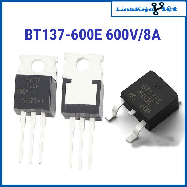 Linh kiện BT137-600E 600V/8A TO-252 ( Chân dán )