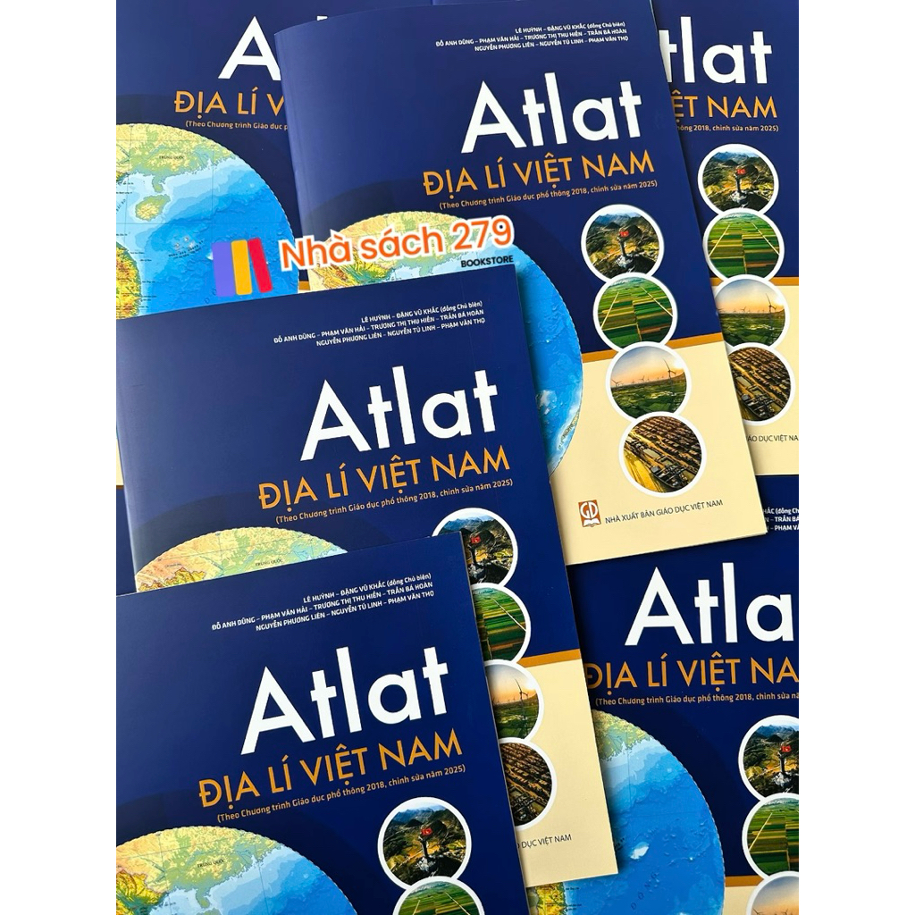 Sách - Atlat Địa lí Việt Nam (chỉnh sửa năm 2025) NXB Giáo Dục Việt Nam
