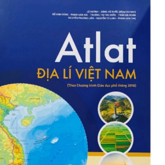 Sách - Atlat Địa Lí Việt Nam chương trình giáo dục phổ thông 2018 (NXBGD)