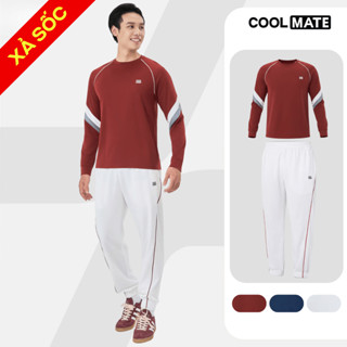   SALE TẾT Set đồ thể thao nam Pickleball Flexline Active Áo thun dài tay teamwear và Quần jogger thấm hút tốt Coolmate 
