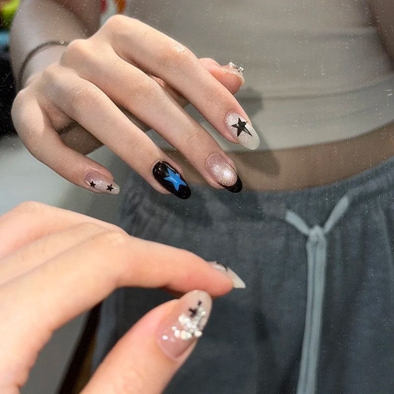 y2k nailbox, nailbox thiết kế thủ công y2k style, Luxu nailbox M49.