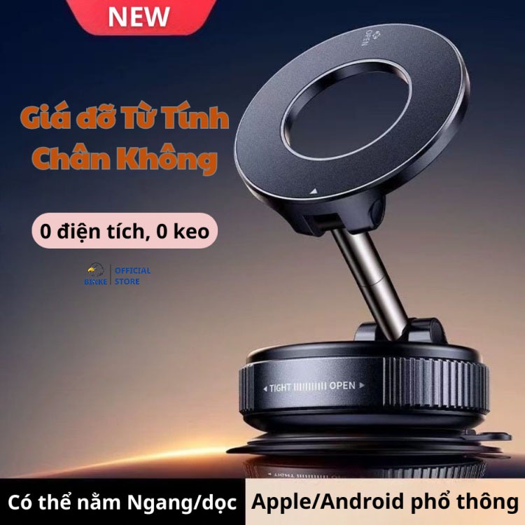 Giá Đỡ Điện Thoại Ô Tô Nam Châm Từ Tính BINKE