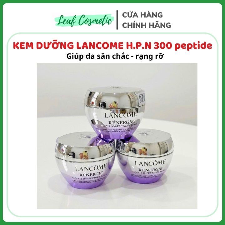 [Bill US- Mẫu mới] Kem tím mới Lancome - Renergie H.P.N 300 Peptide Cream 15ml