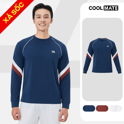 [MUA 2 GIẢM 5%]Áo thun nam dài tay thể thao teamwear Pickleball Promax Flexline Active thấm hút Coolmate