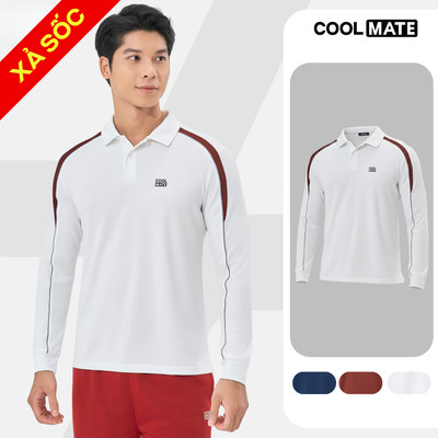 [MUA 2 GIẢM 5%]Áo polo dài tay thể thao Teamwear Pickleball Promax Flexline Active thấm hút, giữ ấm Coolmate