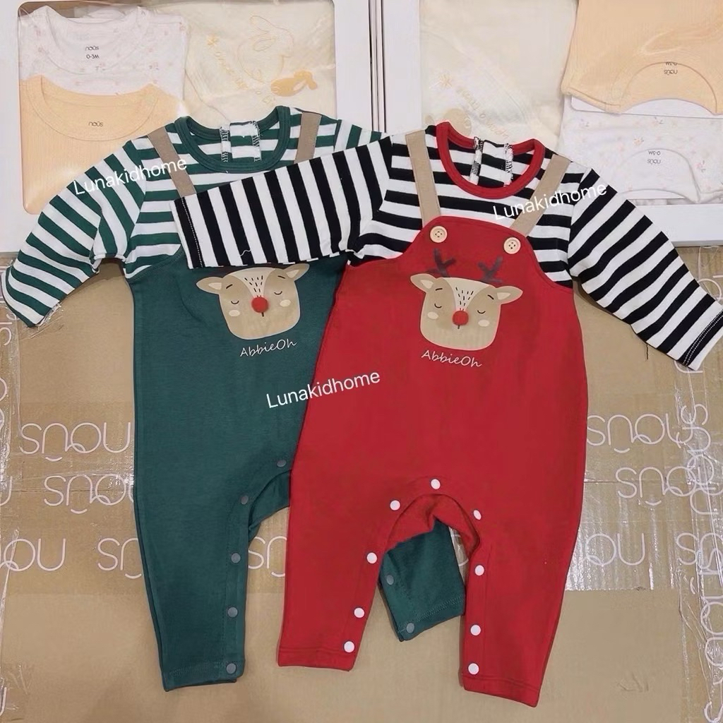 ABBIEOH - Body Noel vải cotton thu đông cho bé