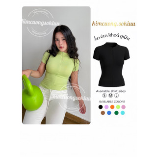  ZipFit Raglan – Áo Ôm Khóa Giữa Co Giãn Mềm Mát Form Ôm Tôn Dáng Phong Cách Thể Thao Nữ 