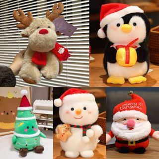  Gấu Bông Giáng Sinh Ông Già Noel Người Tuyết Cây Thông Tuần Lộc Làm Quà Tặng Cho Người Thân,Trang Trí Noel 