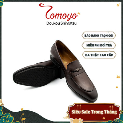 SIÊU SALE 8.8-Giày Tây Penny Loafer Nam Không Dây Tomoyo TMN24002