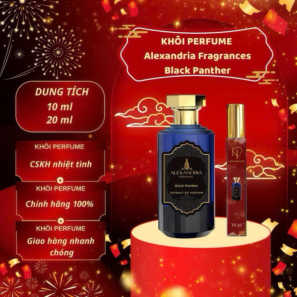 (Auth) Nước Hoa Unisex Alexandria Black Panther 10/20ml | Khôi Perfume