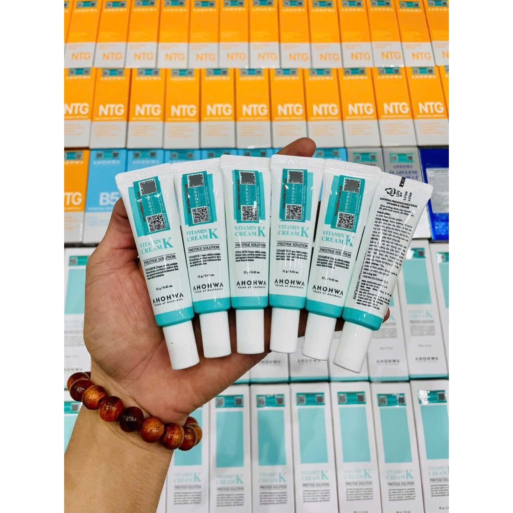 Kem dưỡng phục hồi da Vitamin K Ahohwa 12g