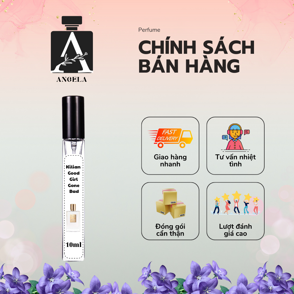 Nước hoa nữ rắn trắng Kilian Good Girl Gone Bad chiết 10ml, hương hoa cỏ, tinh tế, cá tính | BigBuy360 - bigbuy360.vn