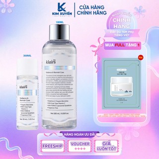    FULL SIZE TẶNG GÓI ROUND LAB   Toner sáng da KLAIRS Freshly Juiced Vitamin Essence 30ML   180ML 