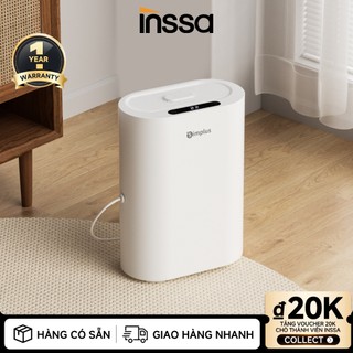  Simplus × Inssa Máy hút ẩm Công suất hút ẩm 400mL ngày Bình chứa lớn 2.5L Độ ồn thấp 35dB CUSH007 