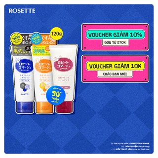  Gel Tẩy Tế Bào Chết Rosette Tẩy Da Chết Thu Nhỏ Lỗ Chân Lông Gommage Clear Peel  120g  