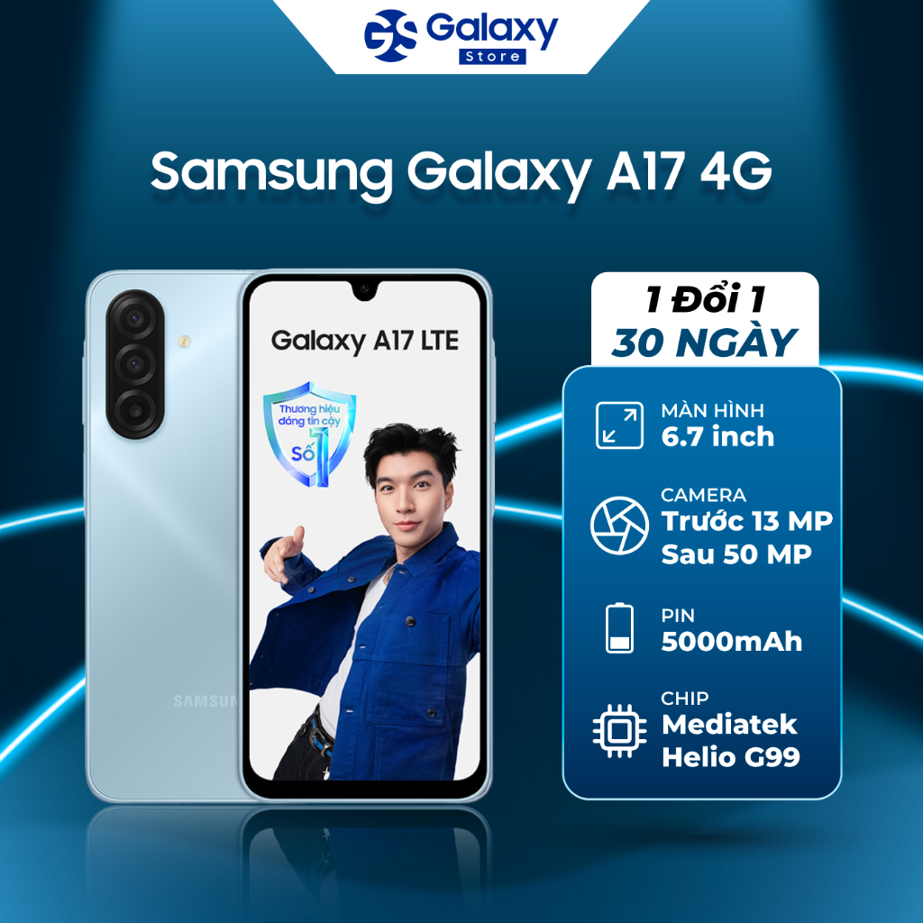 Samsung Galaxy A17 (4G) 8GB 128GB Chính Hãng
