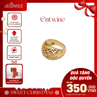  Nhẫn nữ Entwine JESMEE bản dệt cá tính - R3529 