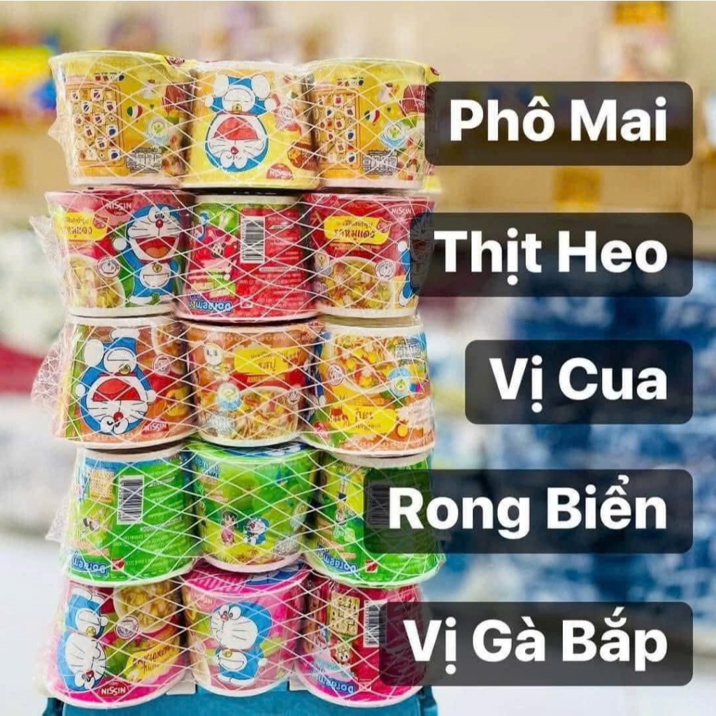 Lốc 6 hộp Mì Doremon Nissin Thái Lan