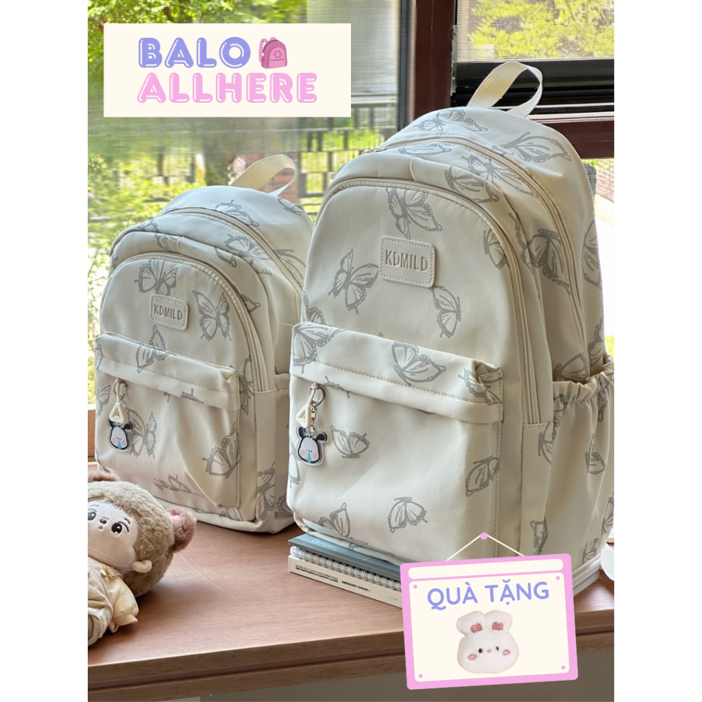[ORDER] Balo Dạ Quang Phát Sáng Hình Bướm, Balo Thời Trang Nữ BL360