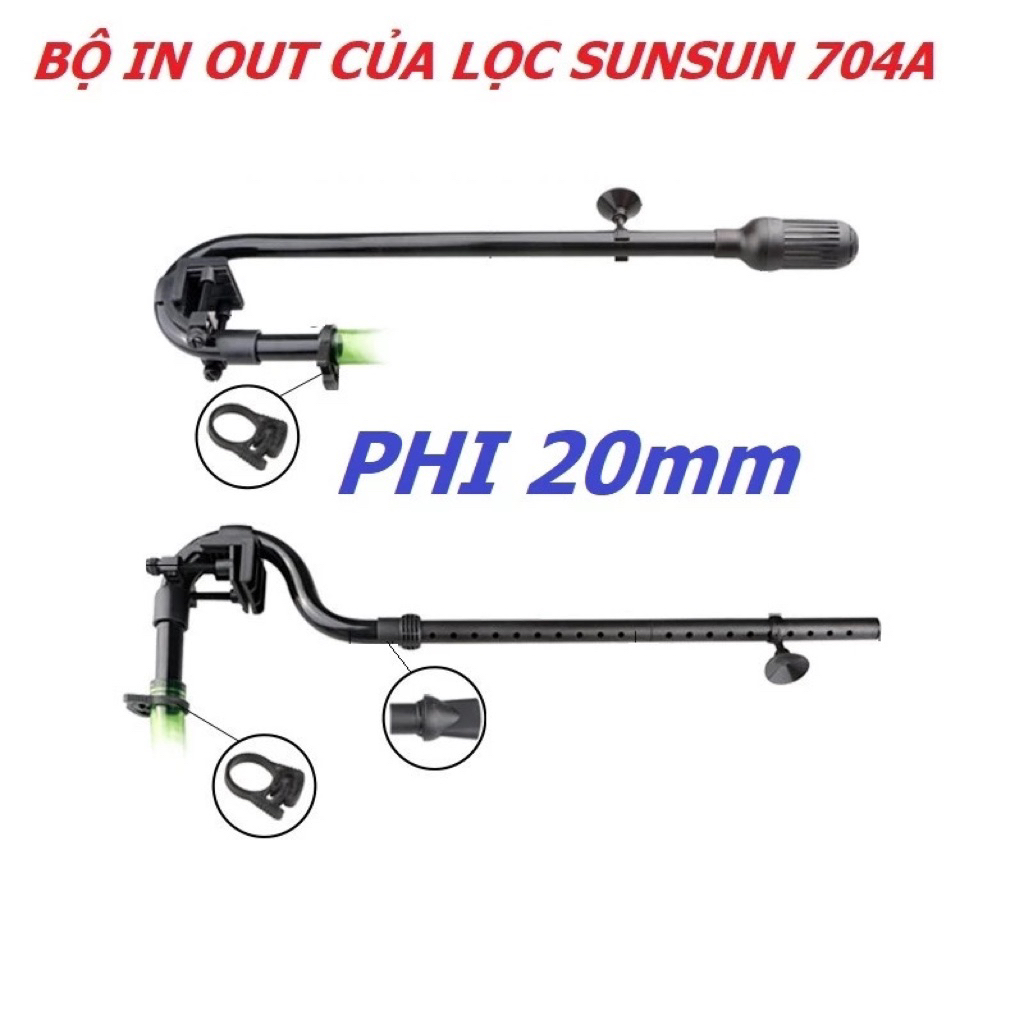 Bộ In Out Lọc Thùng 704B / Phụ Kiện Lọc Thùng 704B