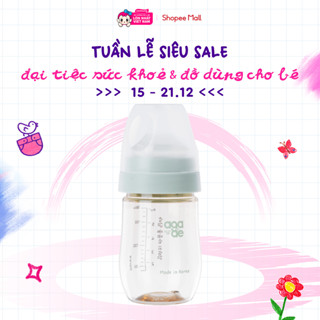  Bình sữa PPSU Aga-ae 180ml  Xanh  - Con Cưng 