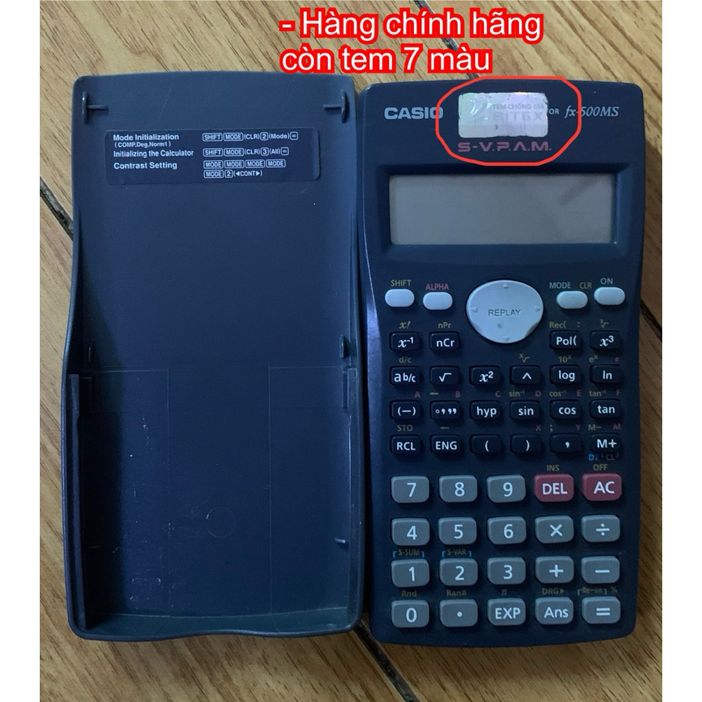 Bán cái máy tính casi-o chính hãng likenew model fx-500ms