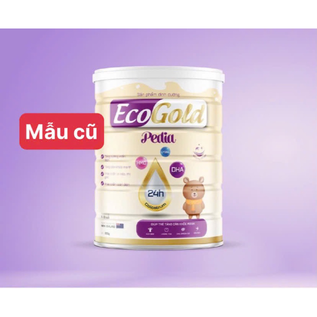 Date2027-Sữa Ecogold Pedia, tặng 1 đồ chơi cho bé,dành cho trẻ 1-10 tuổi