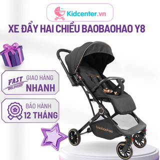  Xe Đẩy Gấp Gọn Baobaohao Y8 Tiện Lợi Xe Đẩy Xoay Hai Chiều Có Mái Che Chống Nắng Cho Bé - Kidcenter 
