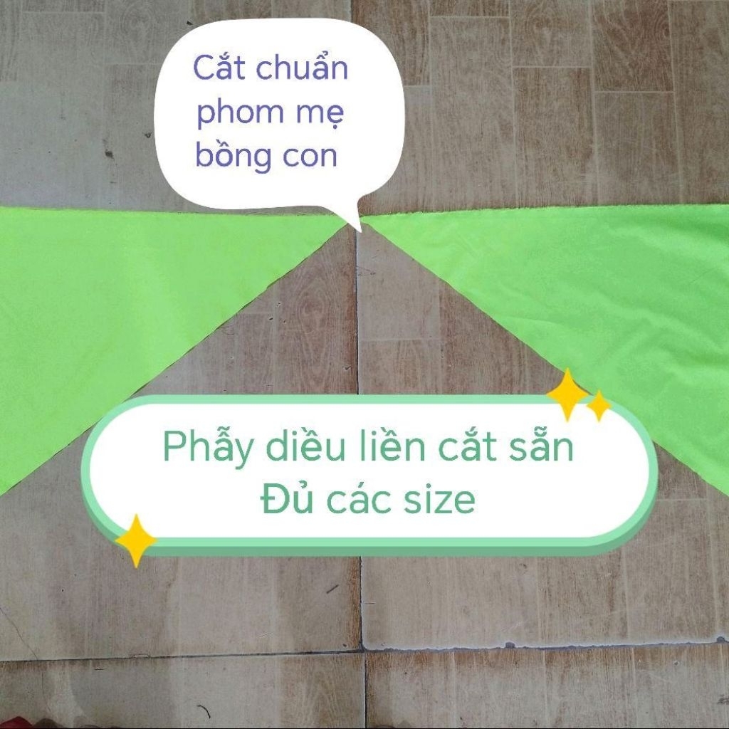 Phẫy diều liền mẹ bồng con đủ các size. đồ làm diều sáo