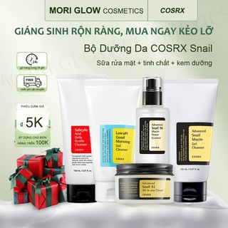  【COSRX Chính Hãng Bộ Dưỡng Da Snail  Sữa Rửa Mặt Dịu Nhẹ Tinh Chất 96% Ốc Sên  Dưỡng Ẩm  Phục Hồi Da 