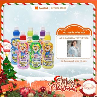   BÉ TỪ 3 TUỔI  Nước uống trái cây PORORO đủ hương vị 235ml 
