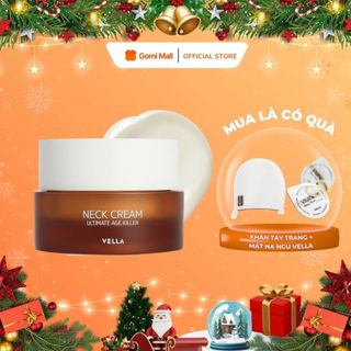  Kem Dưỡng Da Vùng Cổ VELLA Neck Cream Ultimate Age Killer 50ml Cải Thiện Nếp Nhăn Da Cổ 