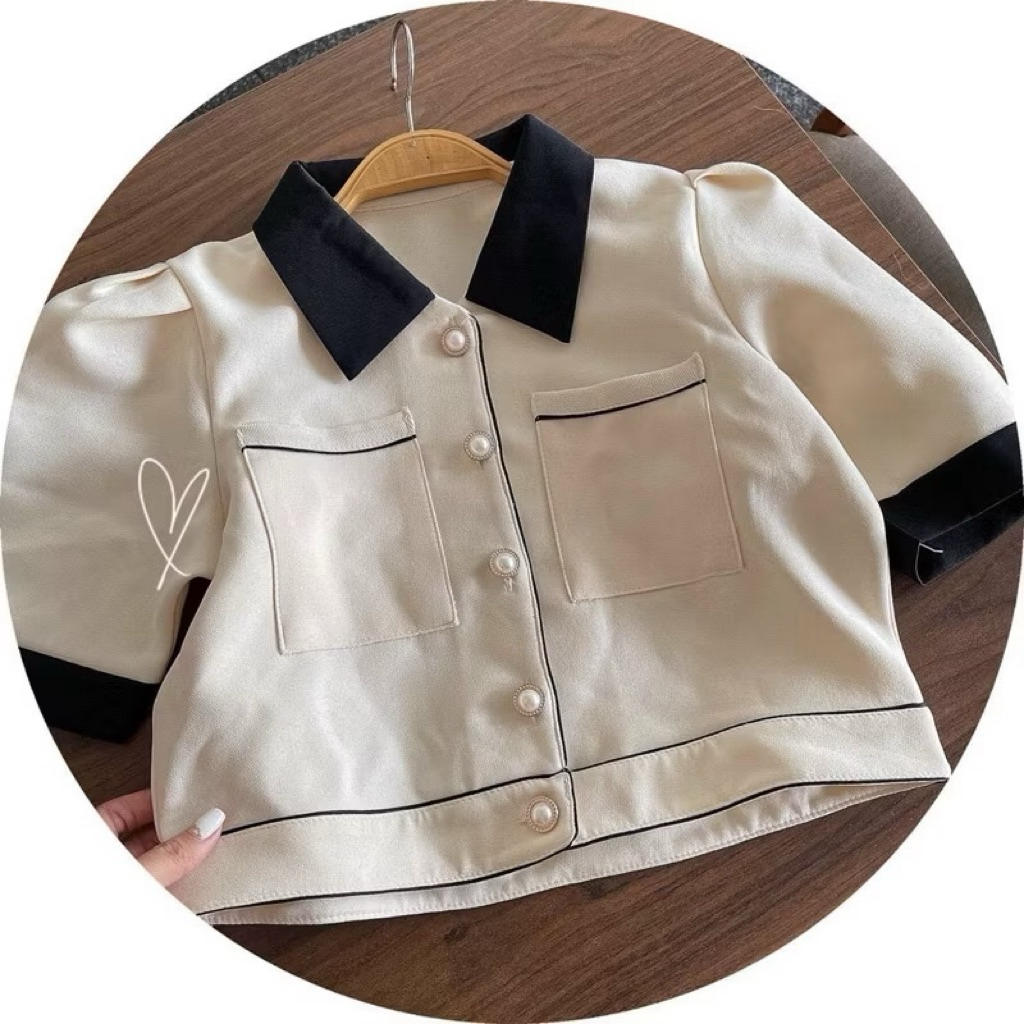 áo crt dạ tay ngắn thiết kế (pass)