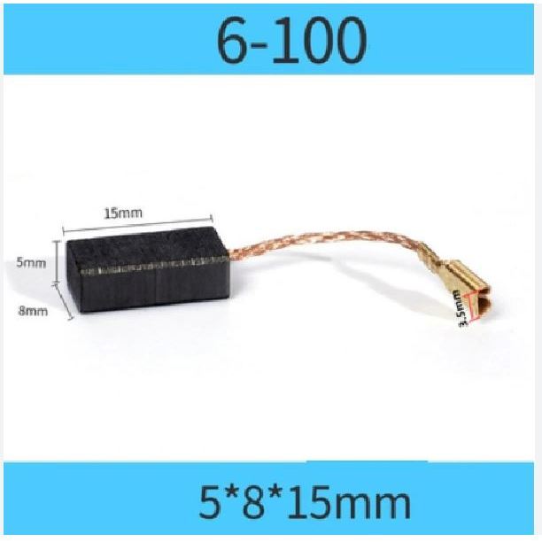 [1 đôi] Chổi than 5x8x15 dùng cho máy mài góc Bosch GWS 6-100, GWS 060, GWS 7-100, GWS 8-100, GWS 75