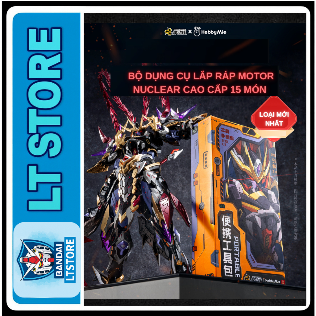 Bộ dụng cụ lắp ráp cao cấp Motor nuclear - Lubu - Lữ bố 15 món  - Dụng cụ lắp ráp Gundam  - Gunpla