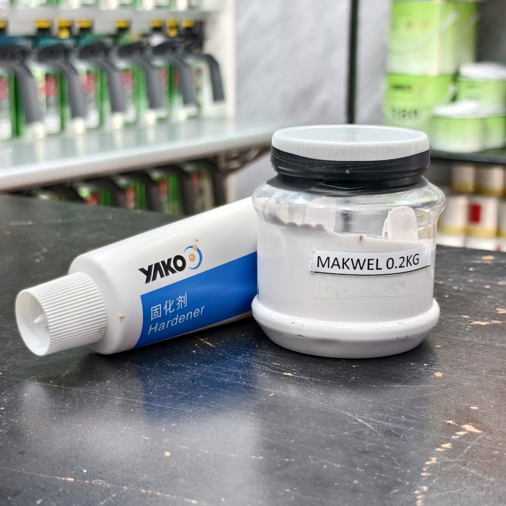 Bột trét ô tô, bả matit chuyên nghiệp YAKOO MAKWEL