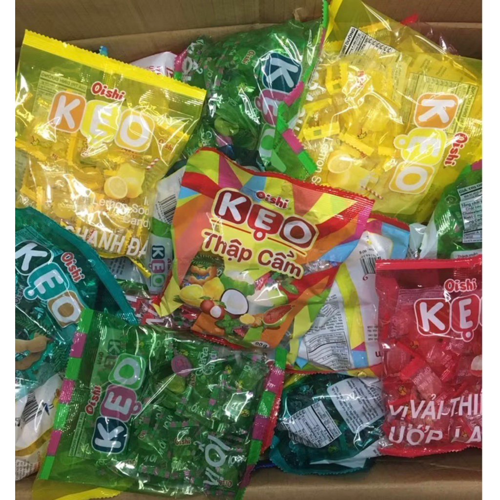 Combo 5-10 Kẹo Oishi Chính hãng đủ vị 85g /gói