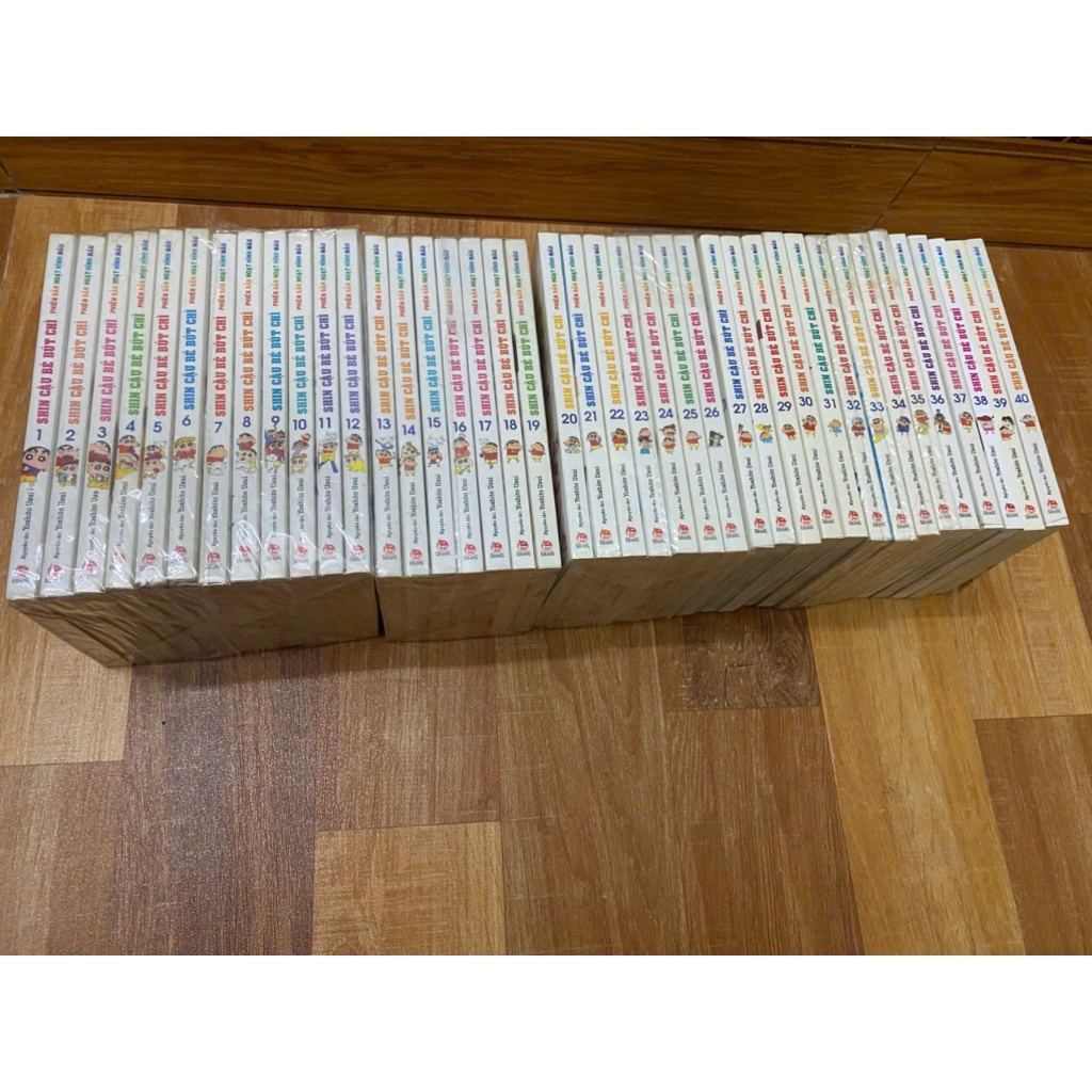 (màu) Bộ 40q vở Shin Cậu Bé Bút Chì màu tập 1-40