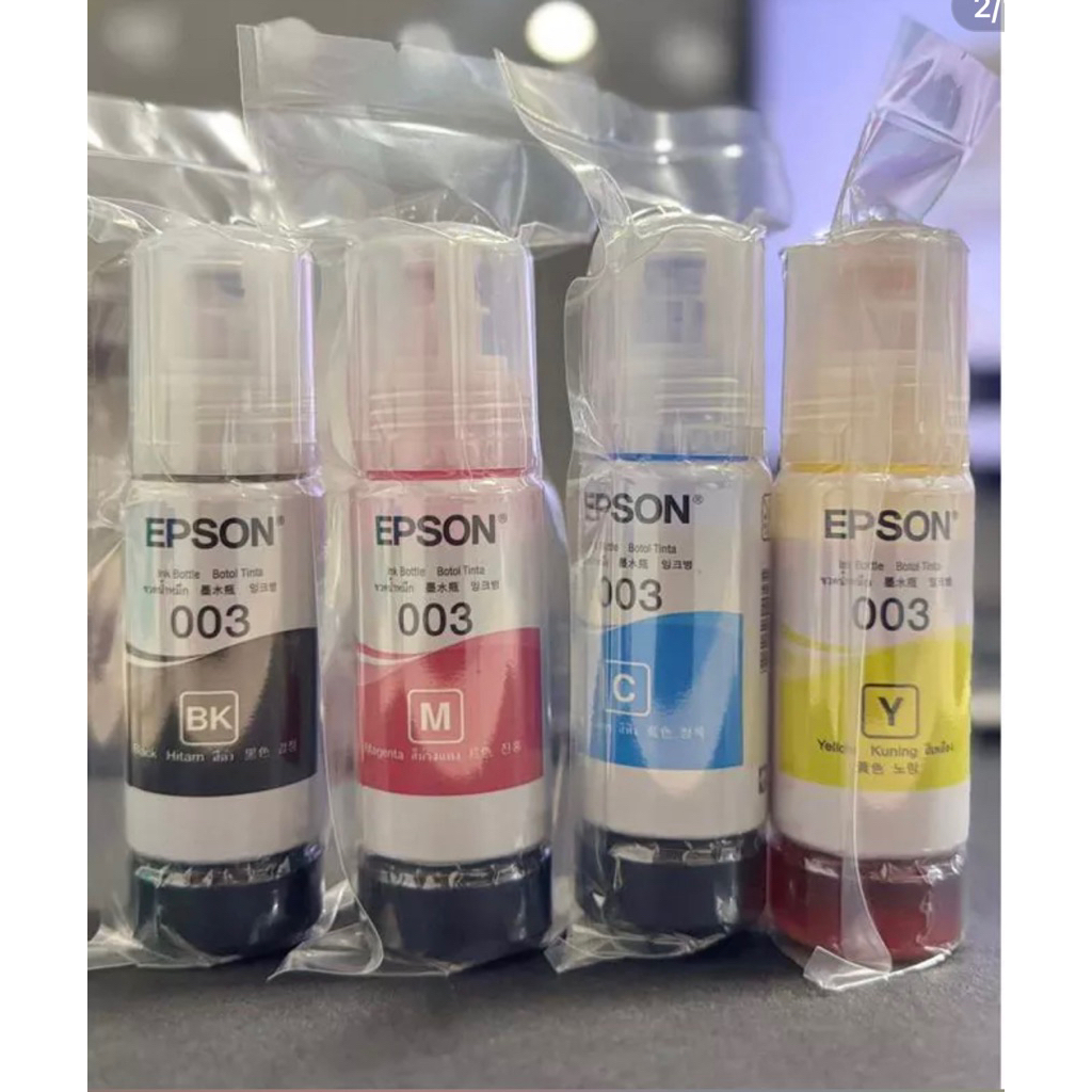 combo 4 Mực In Epson 003 Cho Máy L1110/L3110/L3150/L5190/L1216/l1210/L3216/L3210/L3250/L3256/L3550/L