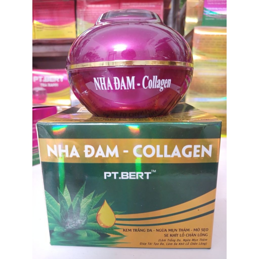 kem mụn nha đam collagen (15g,20g,30g)